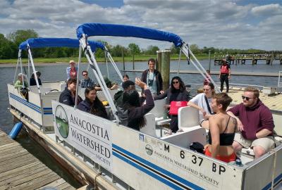 Anacostia watershed class trip