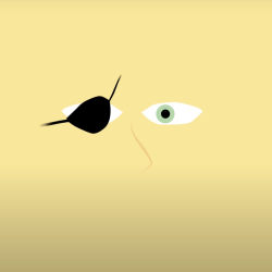 Lazy eye trial illustration